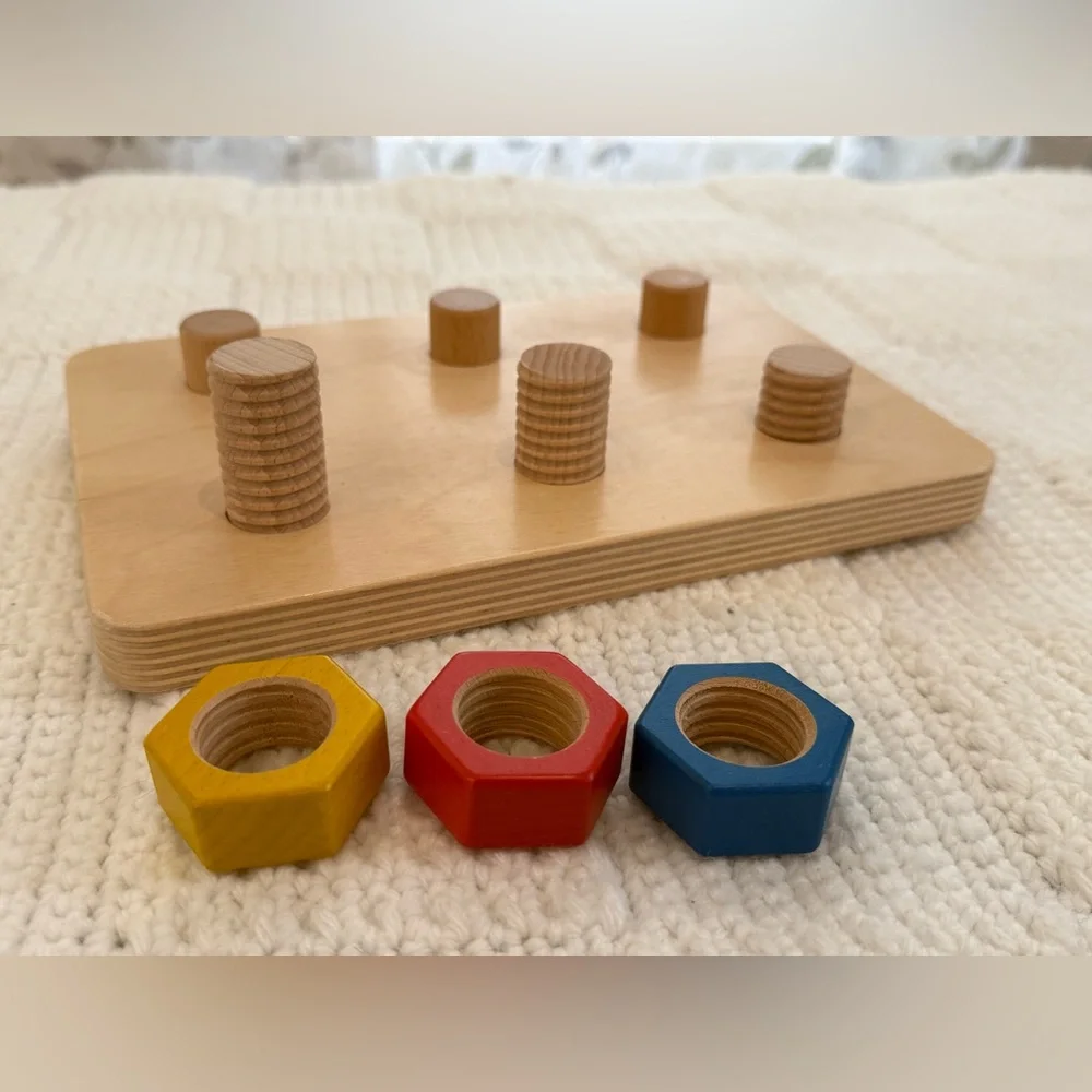 Monti Kids Wooden Bolt Board